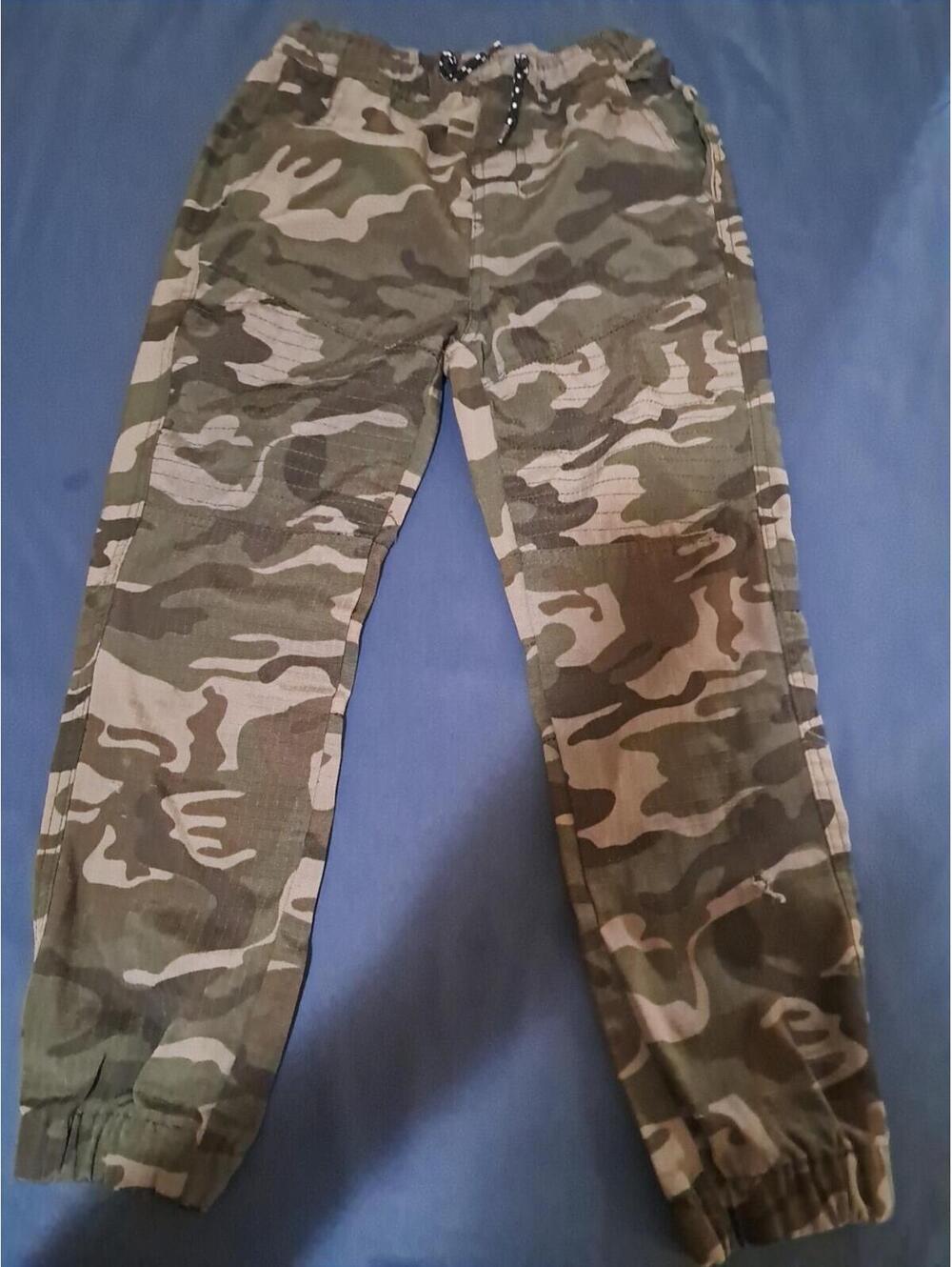 Sunrise Kingdom Girls Camo Cargo Pants String Adjustable Waist Large 14-26